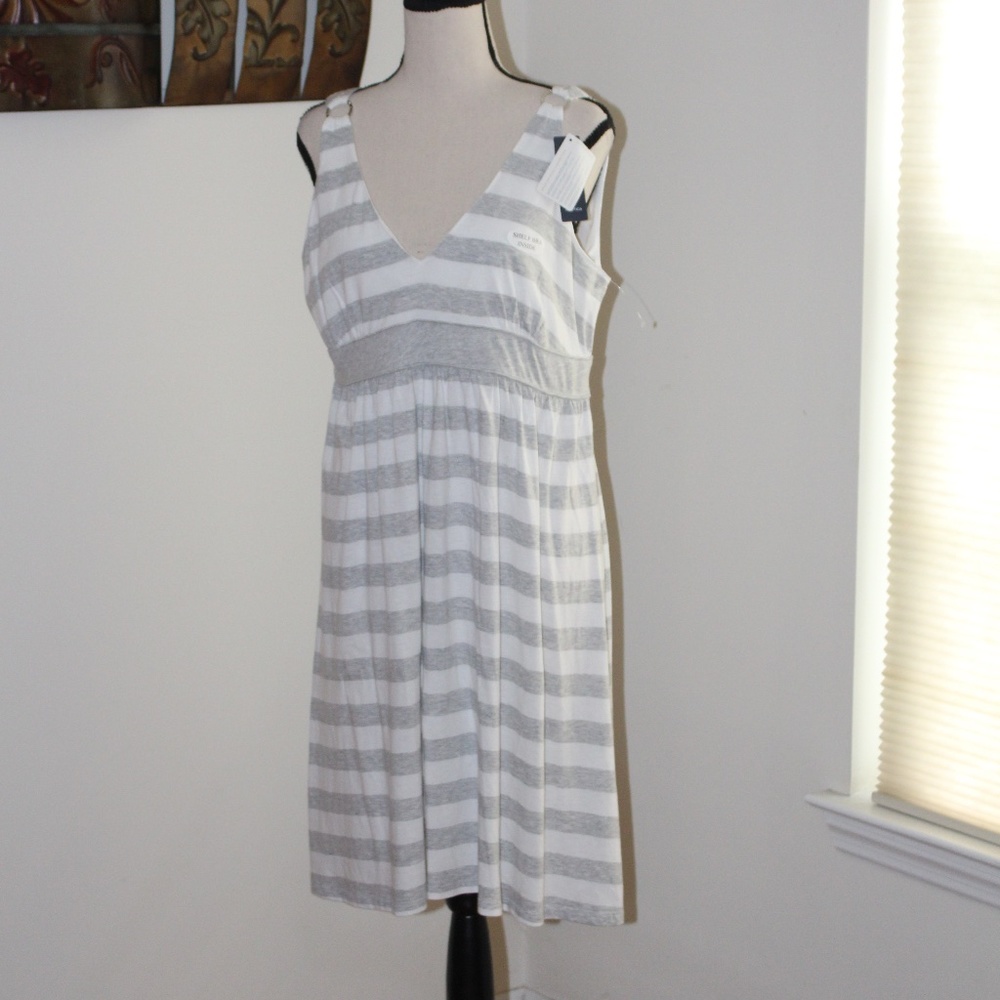 Nautica, sleeveless striped dress....